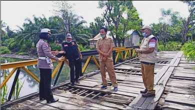 Photo of Polres Bengkulu Bersama DPUPR Kota Survei Jembatan Penghubung Penurunan-Lempuing