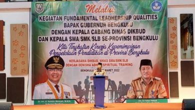Photo of Tingkatkan Kualitas Kepemimpinan, Dinas Pendidikan dan Kebudayaan Provinsi Bengkulu bersama Sobat Dikbud Gelar FLQ